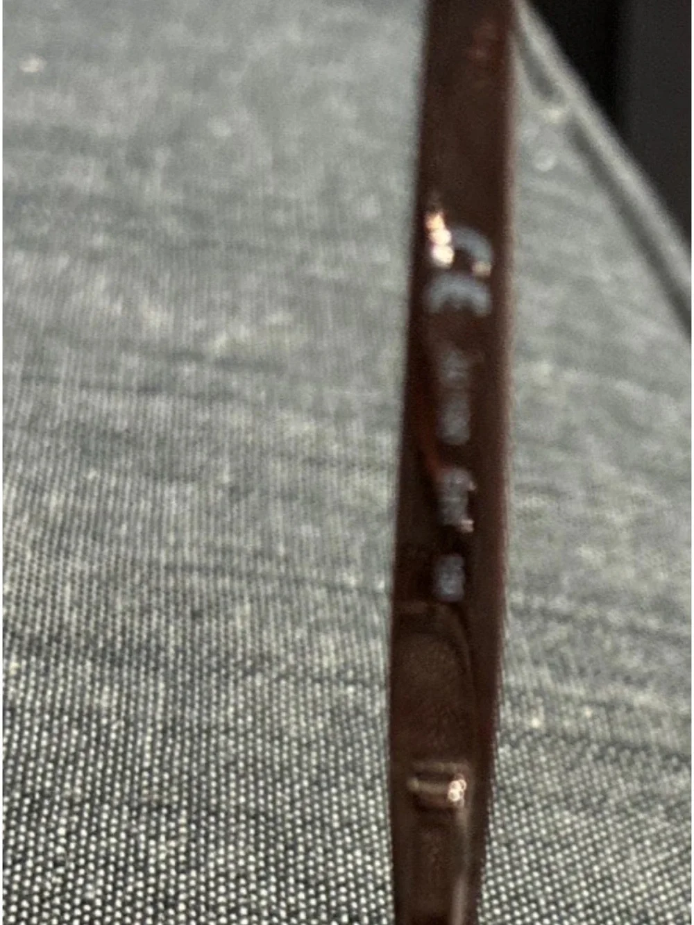 Juicy Couture Black Frames with Leopard Temple Accents